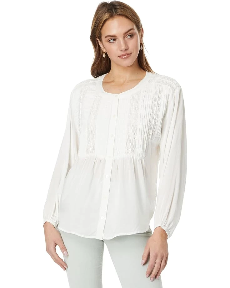 Lucky Brand Textured Pin Tuck Blouse | Shirts & Tops 1 Lucky Brand Textured Pin Tuck Blouse | Shirts & Tops