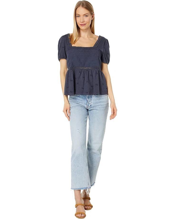 Lucky Brand Schiffley Peplum Puff Sleeve Top | Shirts & Tops 4 Lucky Brand Schiffley Peplum Puff Sleeve Top | Shirts & Tops - Image 4