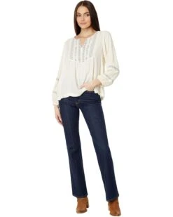 Lucky Brand Geo Embroidered Babydoll Top | Shirts & Tops -New Wear Store 61y3901dvL. AC SR736920