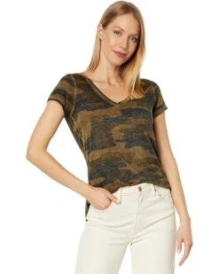 Lucky Brand Camo Burnout Tee | Shirts & Tops