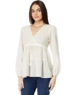Lucky Brand Embroidered Babydoll Top | Shirts & Tops