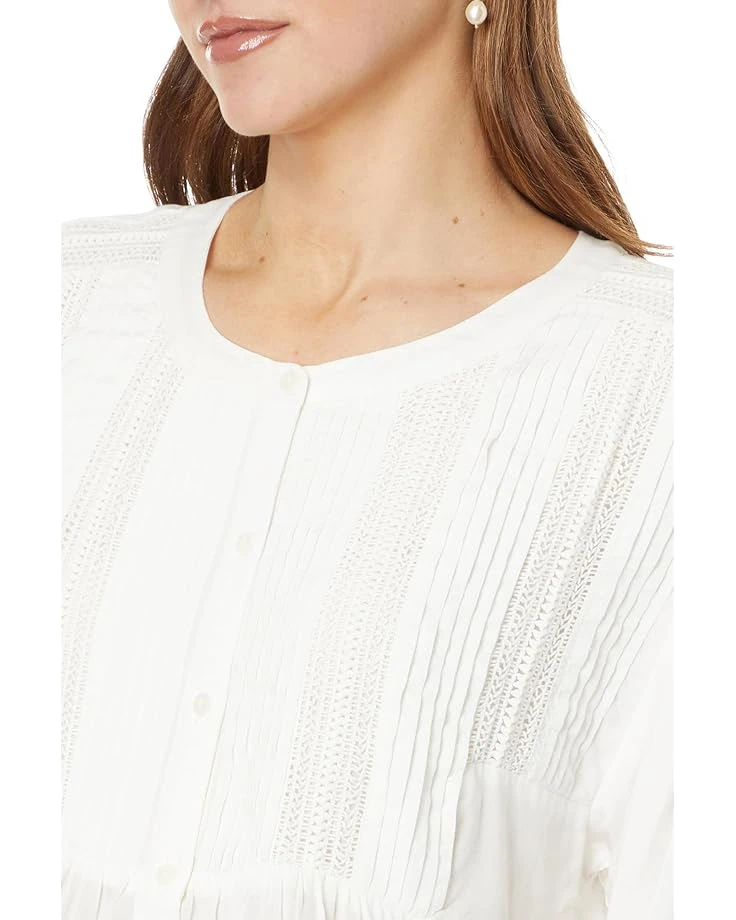 Lucky Brand Textured Pin Tuck Blouse | Shirts & Tops 3 Lucky Brand Textured Pin Tuck Blouse | Shirts & Tops - Image 3
