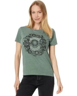 Lucky Brand Be Mindful Be Grateful Snake Classic Crew | Shirts & Tops