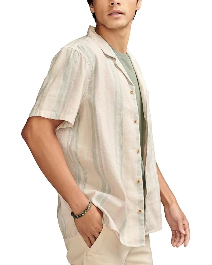 Lucky Brand Striped Linen Camp Shirt | Shirts & Tops 2 Lucky Brand Striped Linen Camp Shirt | Shirts & Tops - Image 2