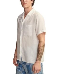 Lucky Brand Linen Camp Collar Short Sleeve Shirt | Shirts & Tops -New Wear Store 71zSNoKxsqL. AC SR736920