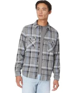 Lucky Brand Plaid Brushed Knit Long Sleeve Shirt | Shirts & Tops