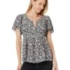 Lucky Brand Short Sleeve Peasant Blouse | Shirts & Tops