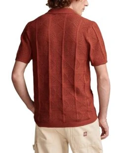 Lucky Brand Crochet Camp Collar Short Sleeve Shirt | Shirts & Tops -New Wear Store 815zdBT5JL. AC SR736920