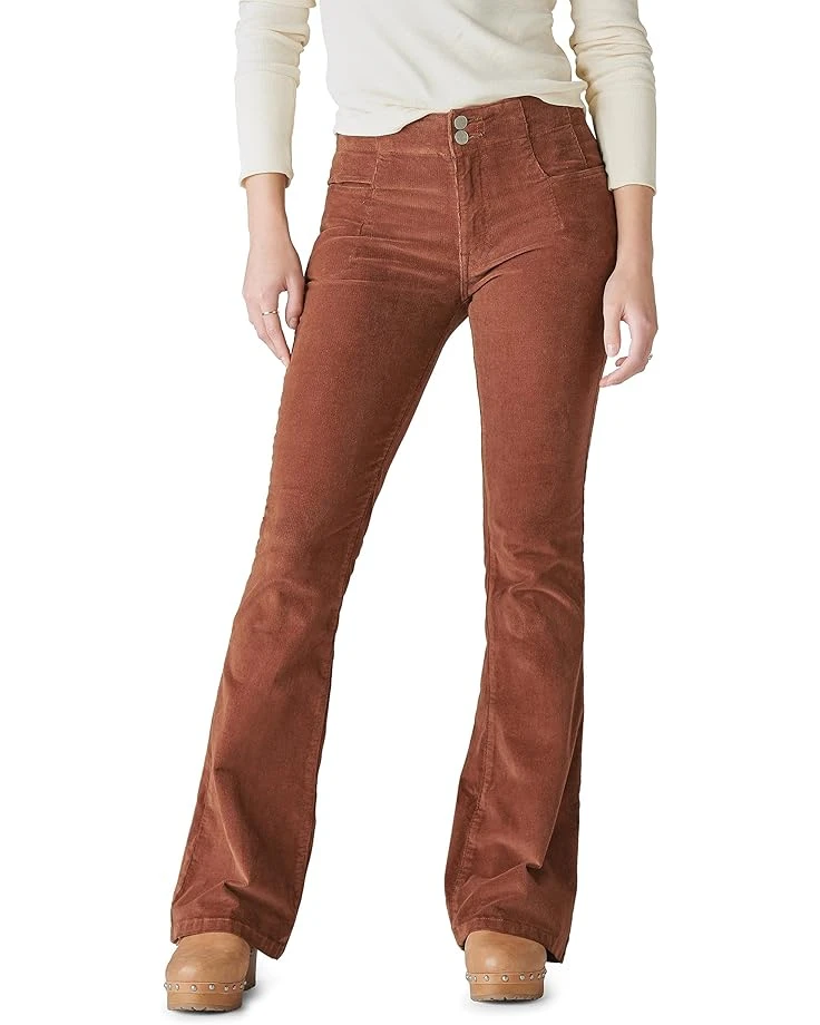 Lucky Brand High-Rise Stevie Flare in Hot Coca | Jeans 1 Lucky Brand High-Rise Stevie Flare in Hot Coca | Jeans