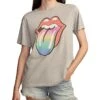 Lucky Brand Rolling Stones Rainbow Tongue Boyfriend Tee | Shirts & Tops