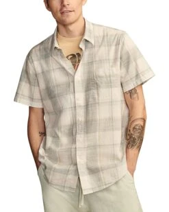 Lucky Brand Plaid San Gabriel Short Sleeve 1 Pocket Shirt | Shirts & Tops
