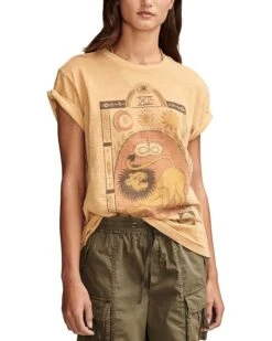 Lucky Brand Strength Lion Boyfriend Tee | Shirts & Tops
