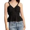 Lucky Brand Shirred Peplum Top | Shirts & Tops