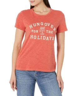 Lucky Brand Hungover For The Holidays Classic Crew Tee | Shirts & Tops