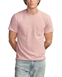 Lucky Brand Linen Short Sleeve Pocket Crew Neck Tee | Shirts & Tops -New Wear Store 81dQKI95VKL. AC SR736920