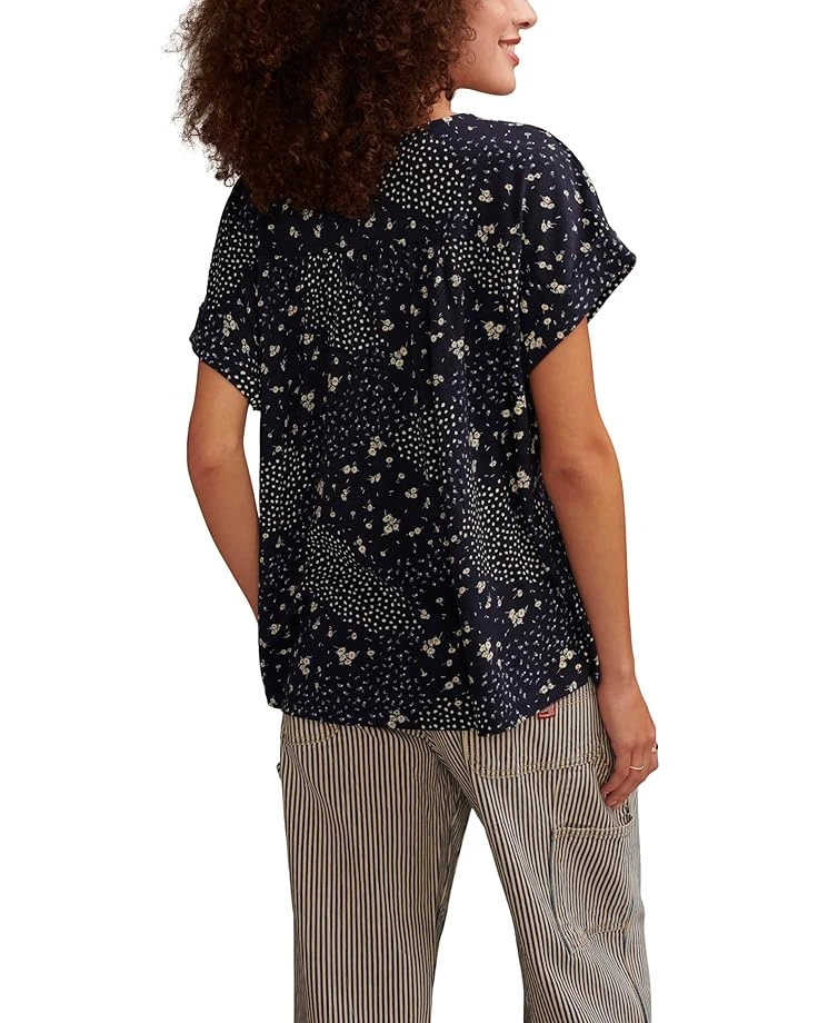 Lucky Brand Easy Printed Yoke Tee | Shirts & Tops 2 Lucky Brand Easy Printed Yoke Tee | Shirts & Tops - Image 2