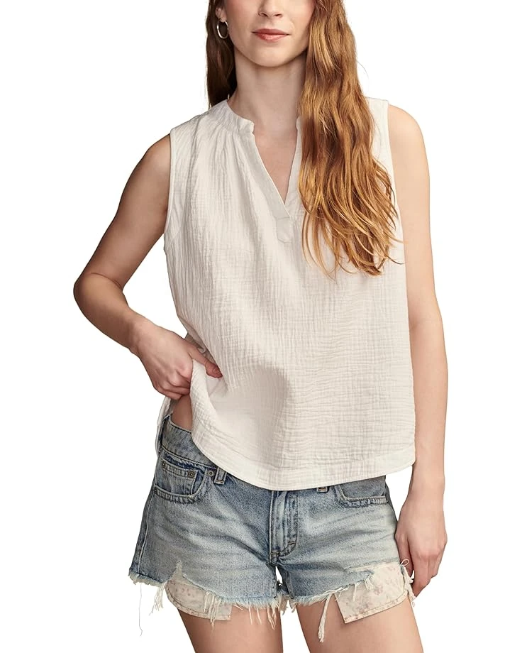 Lucky Brand Sleeveless Popover Shirt | Shirts & Tops 3 Lucky Brand Sleeveless Popover Shirt | Shirts & Tops - Image 3