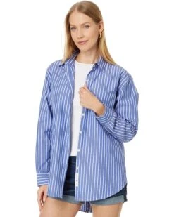 Lucky Brand Oversized Button Back Top | Shirts & Tops