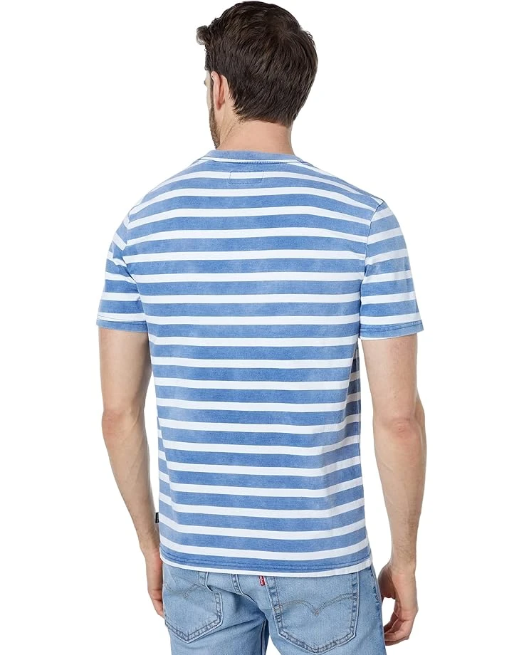Lucky Brand Indigo Stripe Crew | Shirts & Tops 2 Lucky Brand Indigo Stripe Crew | Shirts & Tops - Image 2