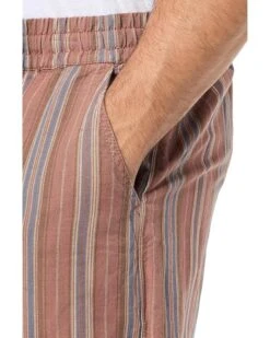 Lucky Brand 7" Striped Linen Pull-On Shorts -New Wear Store 91U7TtansqL. AC SR736920