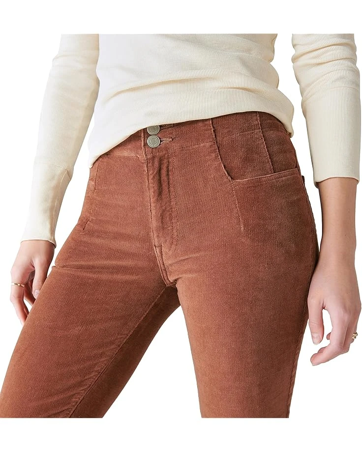 Lucky Brand High-Rise Stevie Flare in Hot Coca | Jeans 4 Lucky Brand High-Rise Stevie Flare in Hot Coca | Jeans - Image 4