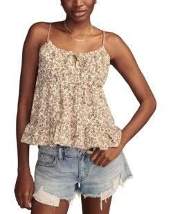 Lucky Brand Tie Front Swing Cami | Shirts & Tops